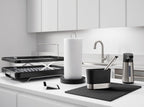 Kohler K-8624-0 Kitchen Pot and Pan Dish Scraper, Silicone and Nylon, Heat Resistant, One Size, White and Charcoal