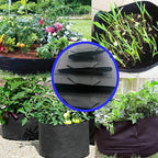 GROWTNT 7 Gallon Grow Bags 24 Pack,7 Gallon Fabric Pots,Garden Bags to Grow Vegetables,Planter Bag for Vegetables,Garden Pots with Two Handles.