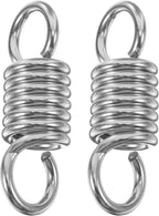 Hammock Chair Spring 2 Pcs Hammock Fixing Spring Heavy Duty Compression Springs For Swing Chair Patio Porch Metal Suspension Replacement