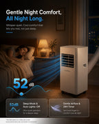 coolblus portable air conditioners, 8500 btu portable ac, package contents