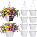 11 inch plastic hanging planter bulk white hanging, main product view