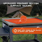 Silicone Griddle Mat Cover for Blackstone 22 Inch Griddle, Heavy Duty Food Grade Silicone Griddle Cover, Griddle Accessories for Blackstone Grill, All Season Protective Cover (Orange, 22 Inch)