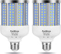 2 Pack 280W Equivalent LED Corn Light Bulb, 4000 Lumen 6500K Cool White Daylight 40W LED Corn Lamp,E26/E27 Medium Base,for Indoor Outdoor Warehouse Garage Basement Backyard Factory Barn and Many Area
