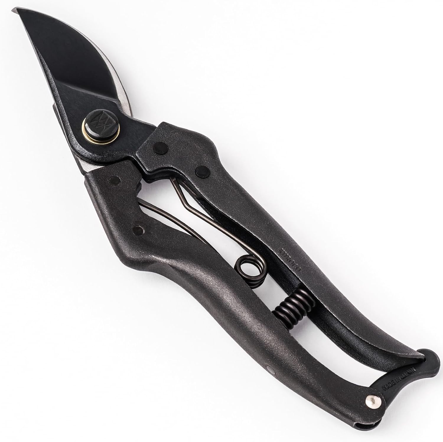Wablade Japanese Pruning Shears, Bypass Garden Pruner 7.9", Made in Japan | Garden shears cut live branches up to 0.59", forged alloy steel blade for clean, controlled pruning (Cusion-Spring Model)