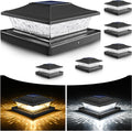volisun solar post cap lights, 2 modes outdoor, main product view