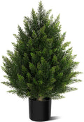 vitalismo 2ft uv-resistant artificial cedar tree for front, main product view