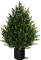 vitalismo 2ft uv-resistant artificial cedar tree for front, main product view