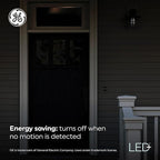 GE LED+ Motion Sensor LED Light Bulbs, 12W, Outdoor Security Lights, Daylight, A21 2 Count (Pack of 4)