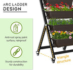 G TALECO GEAR Vertical Garden Planter, Vertical Raised Garden Bed Planter Box with 5 Container Boxes, Grow Your Herb Vegetables Flowers Indoor and Outdoor (5-Tier)