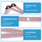 clear vinyl tarp 8x12ft,10 mil uv resistant waterproof, close-up detail