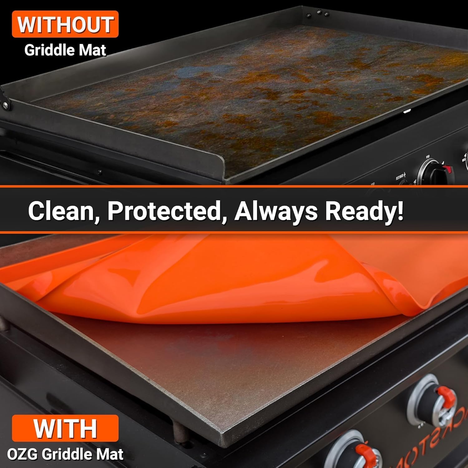 28" XL Premium Silicone Griddle Mat for Blackstone 28 Inch XL Grill, Heavy Duty Food Grade Silicone Griddle Cover, Keep Your Grill Clean and Rust-Free All Year Long