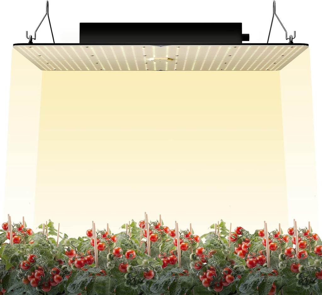 VEVOR LED Grow Light, 400W Full Spectrum Dimmable, High Yield Samsung 281B Diodes Growing Lamp for Indoor Plants Seedling Veg & Bloom Greenhouse Growing, Daisy Chain Driver 4x4/5x5 ft Tent, Black