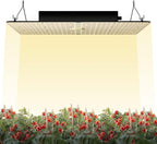 VEVOR LED Grow Light, 400W Full Spectrum Dimmable, High Yield Samsung 281B Diodes Growing Lamp for Indoor Plants Seedling Veg & Bloom Greenhouse Growing, Daisy Chain Driver 4x4/5x5 ft Tent, Black