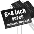 landhoow 50 pcs large plant marker, 6'' x, main product view