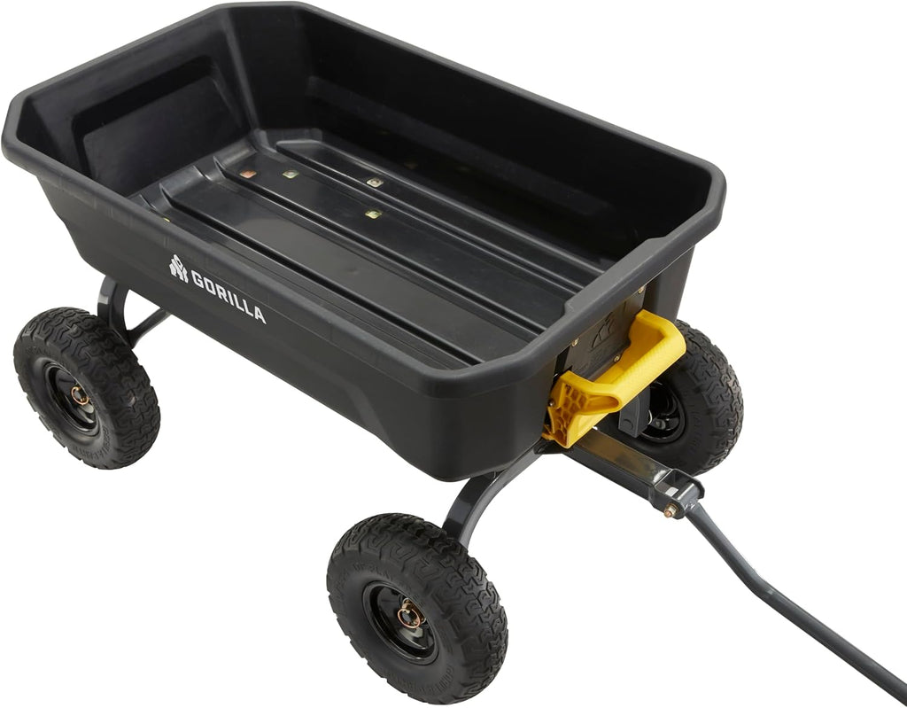 gorilla carts dump garden cart, 4 cu ft, view 12