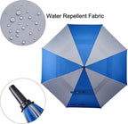 G4Free 47/54/62/68/72 Inch Automatic Open Golf Umbrella Oversize Extra Large Double Canopy Vented Windproof Waterproof Stick Umbrellas