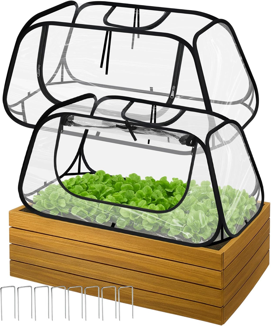 raised garden bed foldable clear pvc greenhouse covers, main product view