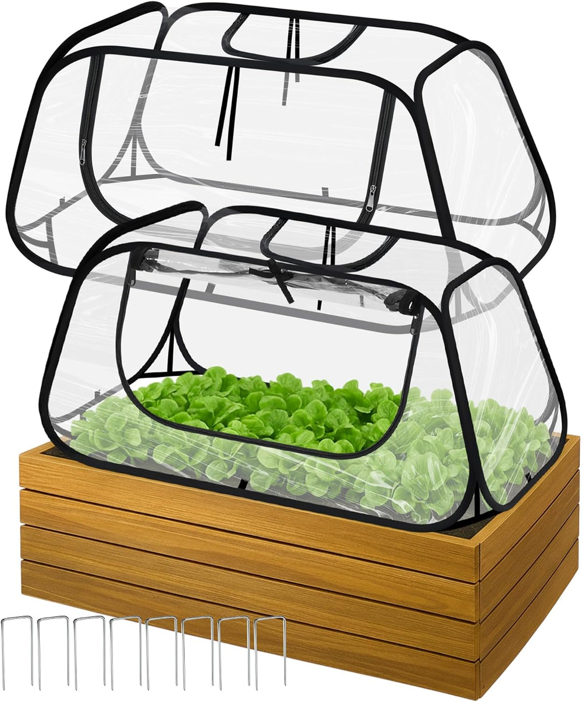 raised garden bed foldable clear pvc greenhouse covers, main product view