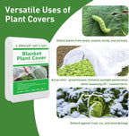 10ft x 50ft plant covers freeze protection shown in use