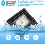 150w waterproof plant light, outdoor grow light, sunlike shown in use