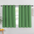 NICETOWN Froest Green Blackout Curtain for Living Room - Solid Thermal Insulated Grommet Blackout Panel/Drape for Bedroom Kitchen Window (1 Panel, 52 inches Wide by 54 inches Long)