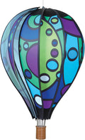 Premier Kites Hot Air Balloon Hanging Garden Spinner 22" - Vibrant Cool Orbit Design, Weather-Resistant Outdoor Decor, Durable & Lightweight for Patios, Yards, and Gardens - Eye-Catching Wind Spinner