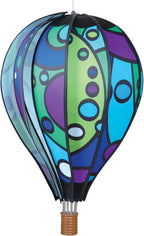Premier Kites Hot Air Balloon Hanging Garden Spinner 22" - Vibrant Cool Orbit Design, Weather-Resistant Outdoor Decor, Durable & Lightweight for Patios, Yards, and Gardens - Eye-Catching Wind Spinner