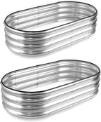 jeria raised garden bed,galvanized raised 2 pcs 4×2×1ft, main product view