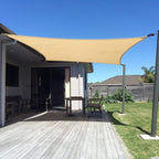 SUNNY GUARD Custom Size 5'x12' Rectangle Sand UV Block Sunshade for Backyard Yard Deck Patio Garden Outdoor Activities and Facility(Customized)