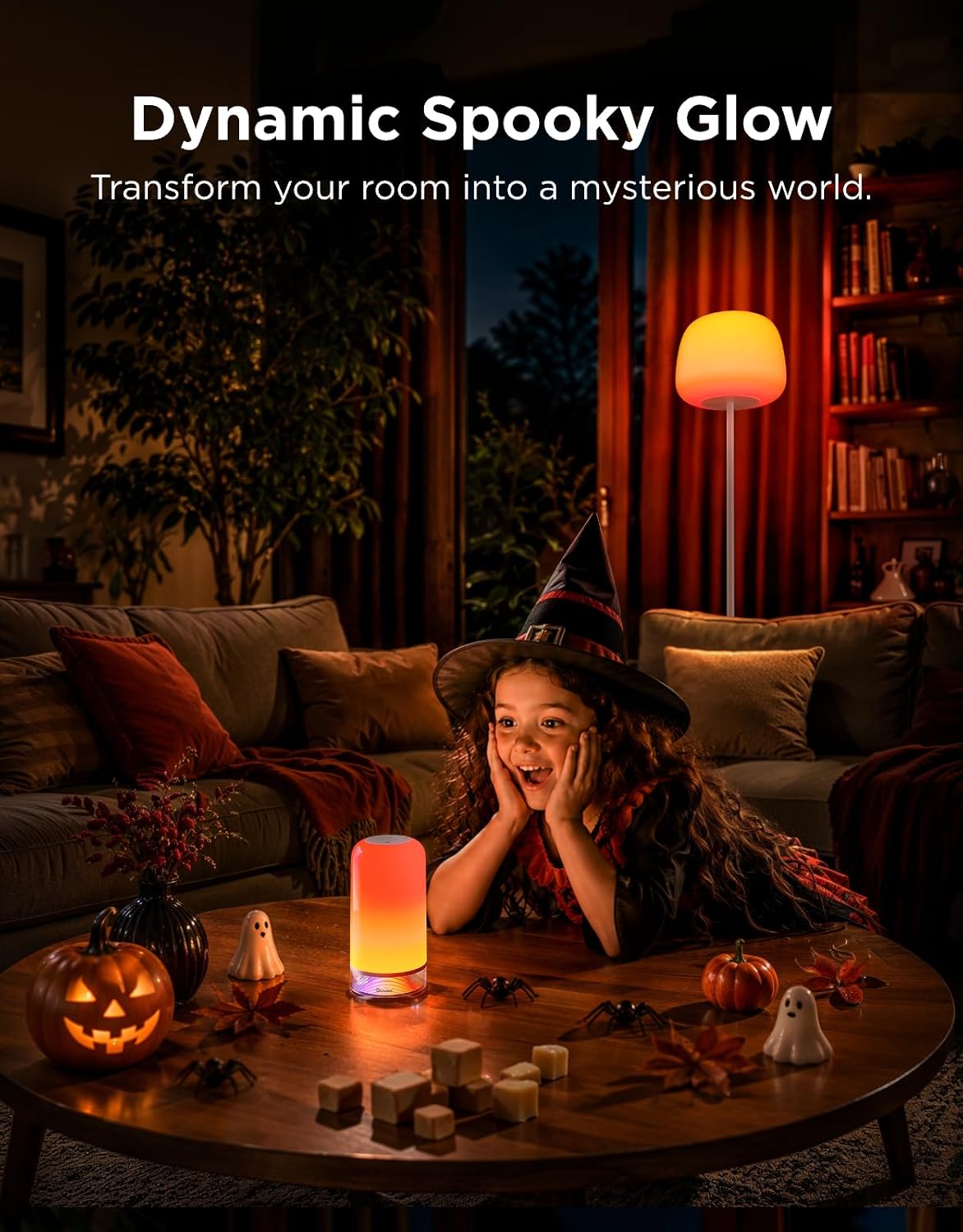 govee rgbic smart table lamp 2, touch bedside, close-up detail
