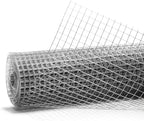 Fencer Wire 19 Gauge Hot-Dipped Galvanized Hardware Cloth with Mesh Size 1/2" x 1/2" for Chicken Coop/Run/Cage/Pen/Vegetables Garden and Home Improvement Project (c. 2 ft. x 25 ft.)