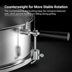 onlyfire Stainless Steel Rotisserie Ring Kit for Weber 22" Kettle Grills | Turns Your Kettle Into A Chicken Roaster
