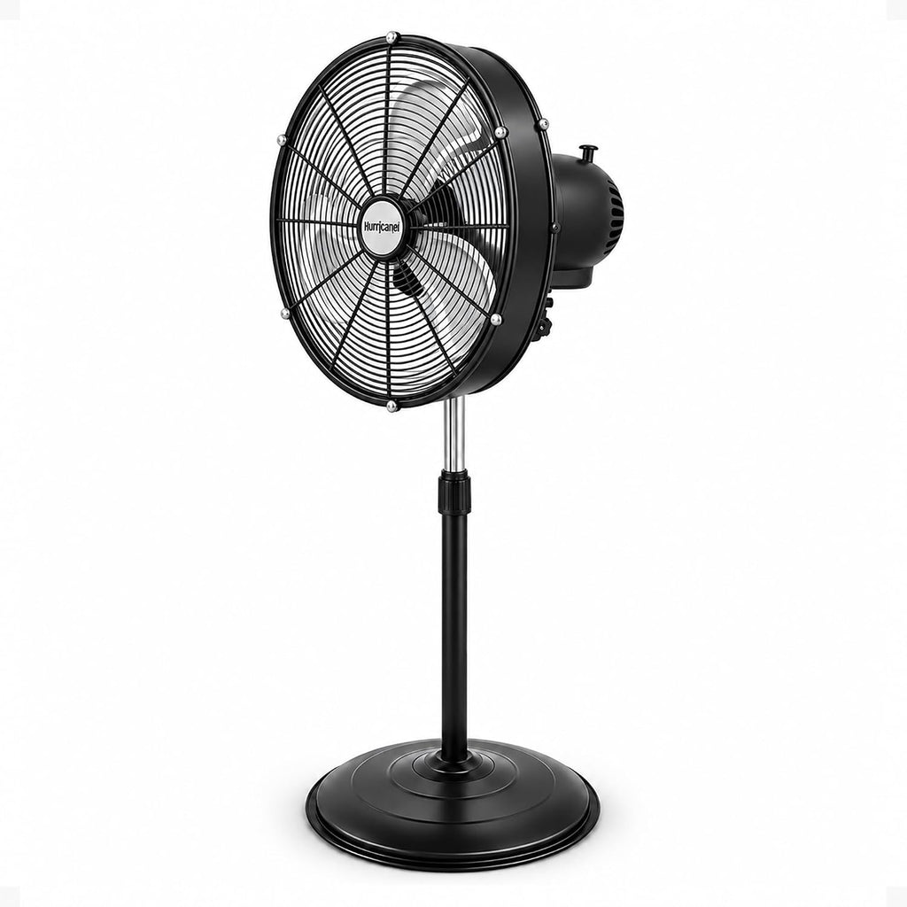 hurricane pro high-velocity oscillating metal stand fan, 3, main product view