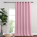 NICETOWN Rouge Pink Blackout Curtains for Bedroom 95 Inch Length - Thermal Insulated Room Darkening Privacy Grommet Window Drapes for Boys Room, Set of 1 Panel, 80 x 95 Inch