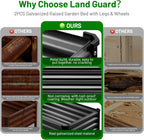 land guard 2 pack galvanized raised garden bed, package contents