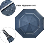 G4Free 47/54/62/68/72 Inch Automatic Open Golf Umbrella Oversize Extra Large Double Canopy Vented Windproof Waterproof Stick Umbrellas