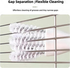 2 Pack Oven, Stove & BBQ Cleaning Brush Set with Scraper Heads, for BBQ Grates, Kitchen Crevices, Oven Racks and Bird Cage Dead Corner Gap Brush