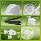 Philips 44W 4200 lm LED Security Light Outdoor w/PIR Motion Sensor, 5000K Daylight Flood Light, Waterproof, Dusk to Dawn, 2 Heads, 4 Modes