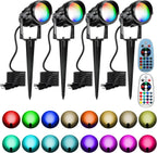 halloween spotlights outdoor 12w rgbw landscape lights for, main product view