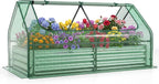 happygrill raised garden bed with cover, 2 large, main product view