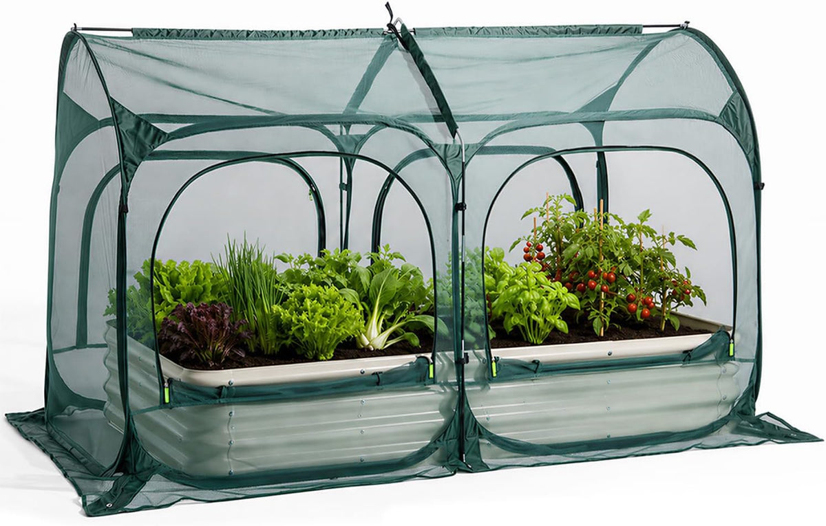 porayhut all-in-one raised garden bed and crop cage, main product view