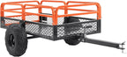 vevor atv utv trailer tow behind dump cart, view 9