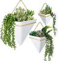 3 sets ceramic wall hanging planters indoor 3, main product view