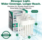 3 Grow Bulbs Compatible with AeroGarden Miracle-GRO B Part # 970904-0200,100340 & Models AeroGarden 3, 3SL, 3 Elite, 6, 7, Chef in A Box, Chef in A Box Elite (3 Pack) -by Think Crucial