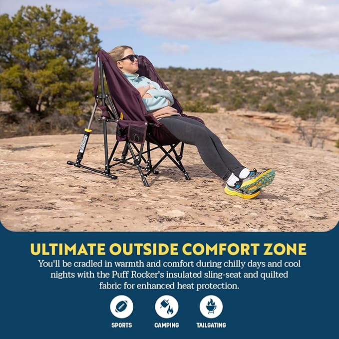 GCI Outdoor Puff Rocker - Amethyst