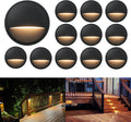 gkoled 12 pack low voltage led deck lights, main product view
