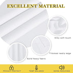 NICETOWN Blackout Patio Curtains 100 x 144 Inches Long for Sliding Door Extral Wide Blackout Curtain Panels Thermal Insulated Room Divider - Grommet Top, 100" W x 144" L, 1 Panel, White