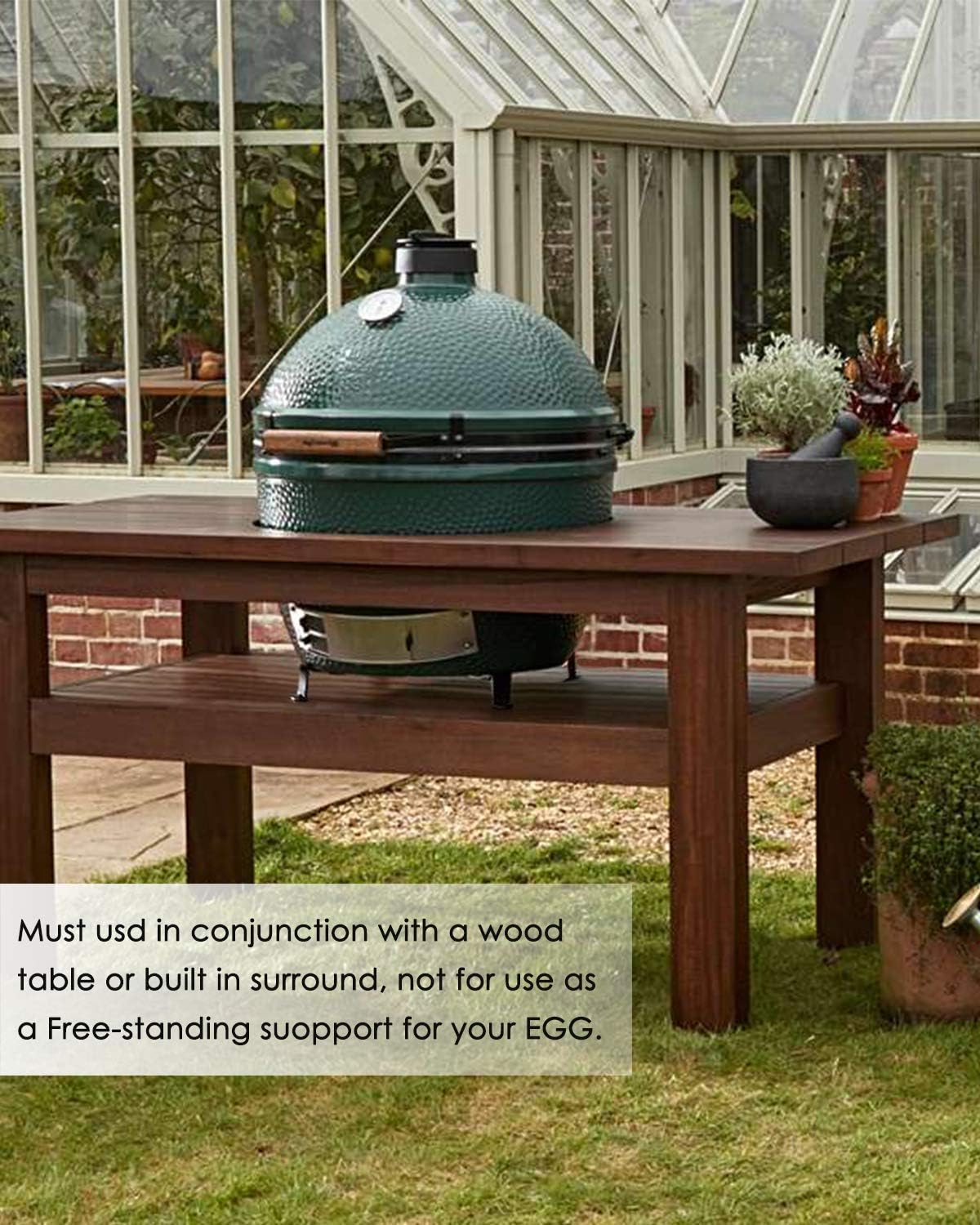 Grill Stand Nest for XL Big Green Egg BBQ Accessories - Fit for XLarge Egg