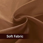SpaceDresser Waterproof Outdoor Sheer Curtains for Patio - 4 Panels Rod Pocket Indoor Voile Sheer Curtain for Living Room,52W x 96L inch, Brown