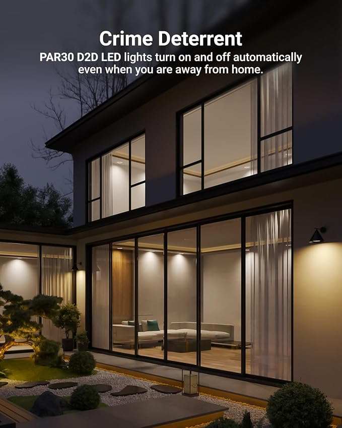 Sunco 6 Pack LED PAR30 Dusk to Dawn Light Bulb for Outside Porch, Patio, Backyard, 11W=75W, 850 LM, 5000K Daylight , Non-Dimmable, Photocell Sensor, UL